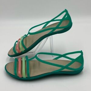 CROCS Multicolor Strappy Sandals